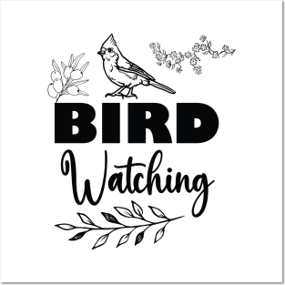 Birdwatching Art Design Posters and Art